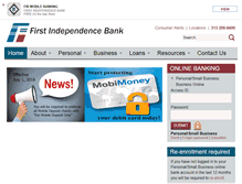 Tablet Screenshot of firstindependence.com